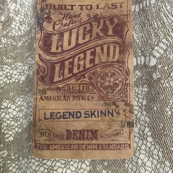 New With Tags Lucky Legend Skinny 8/29 - Picture 7 of 13